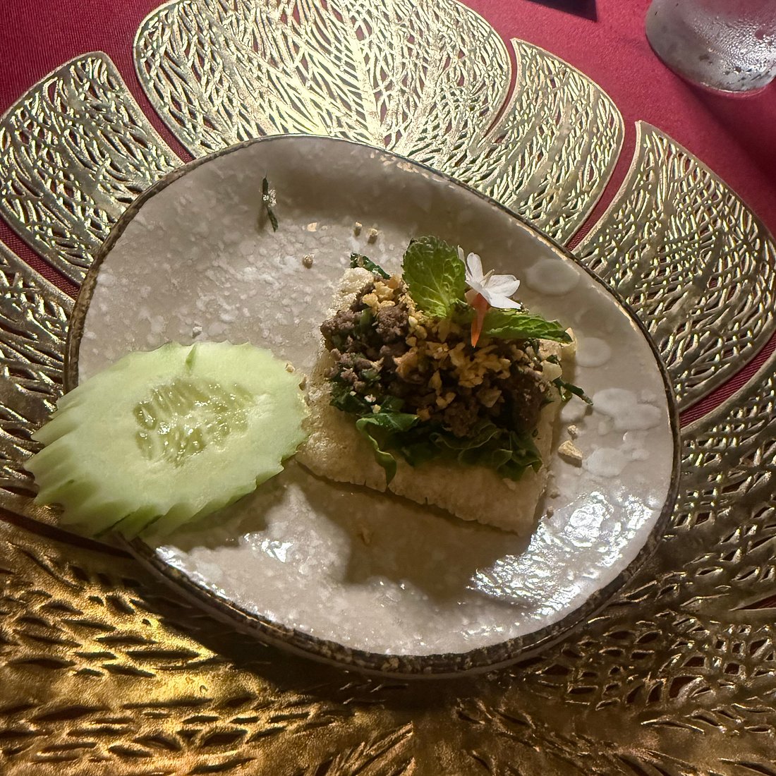 Dining at The Gallery Restaurant, Koh Tao